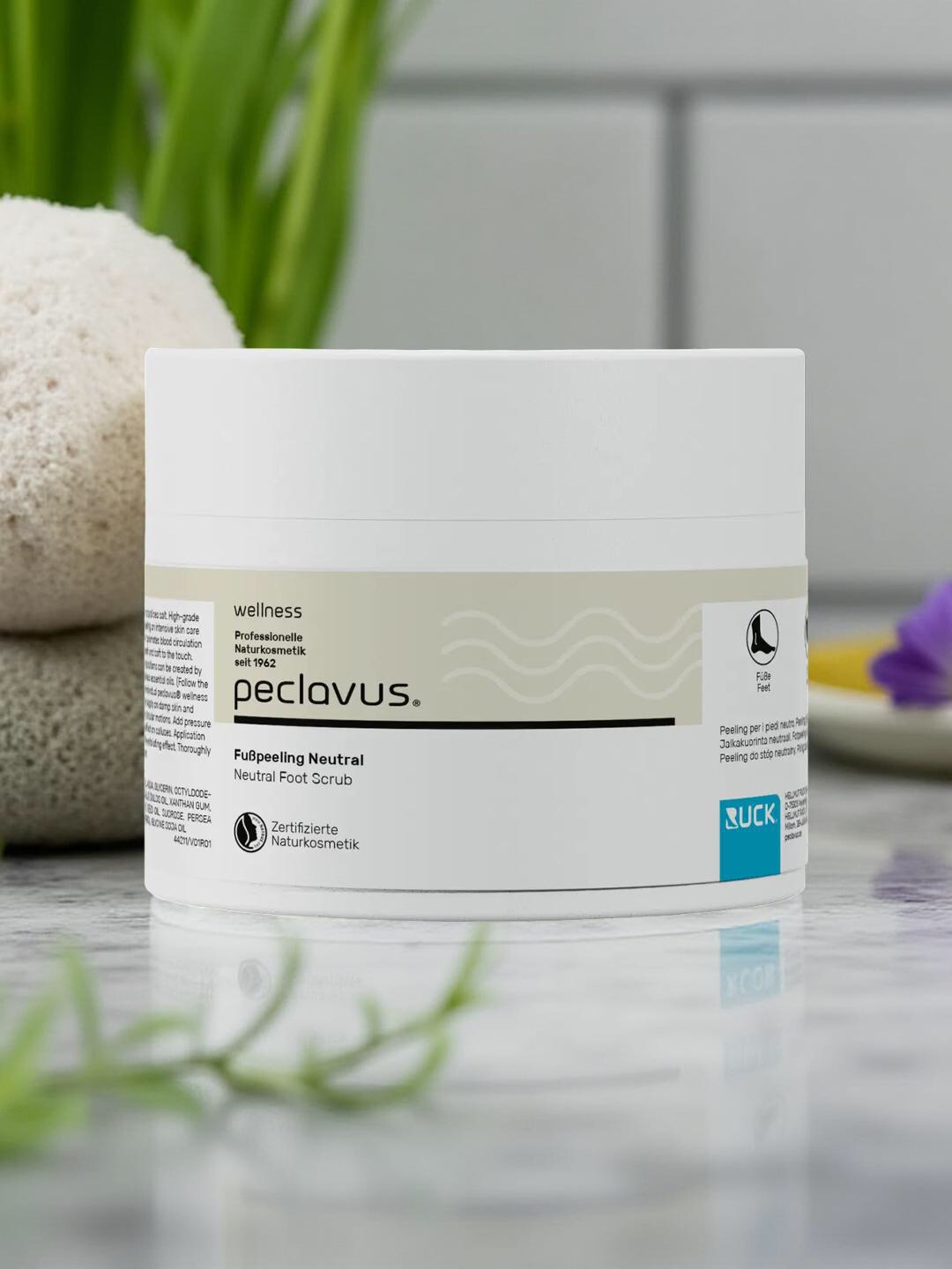 PECLAVUS wellness Fusspeeling Neutral | Basis 600 g