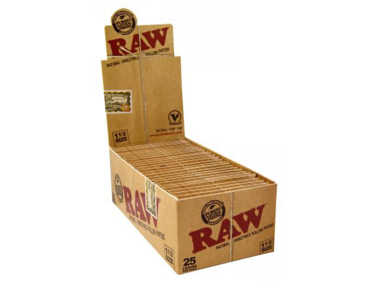 RAW papers | Classic 1½ | 32 Blättchen pro Packung
