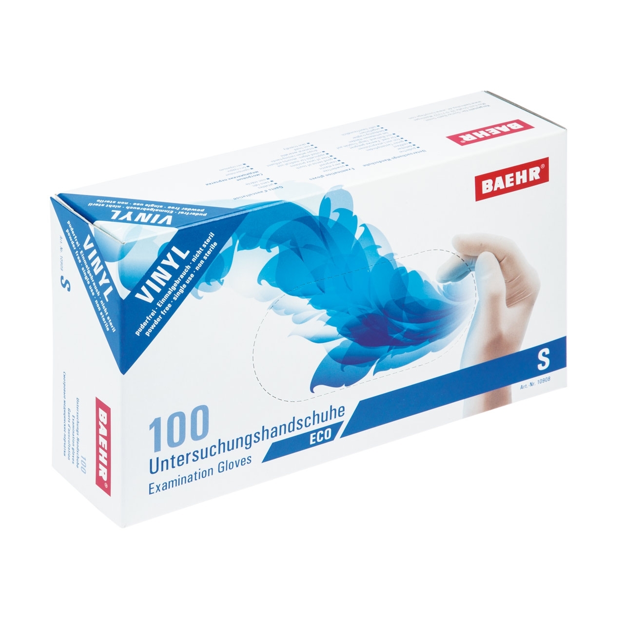🔴 BAEHR Einmalhandschuhe Vinyl ECO | S klein 100 Stück 🔴 BAEHR Einmalhandschuhe Vinyl ECO | S klein 100 Stück