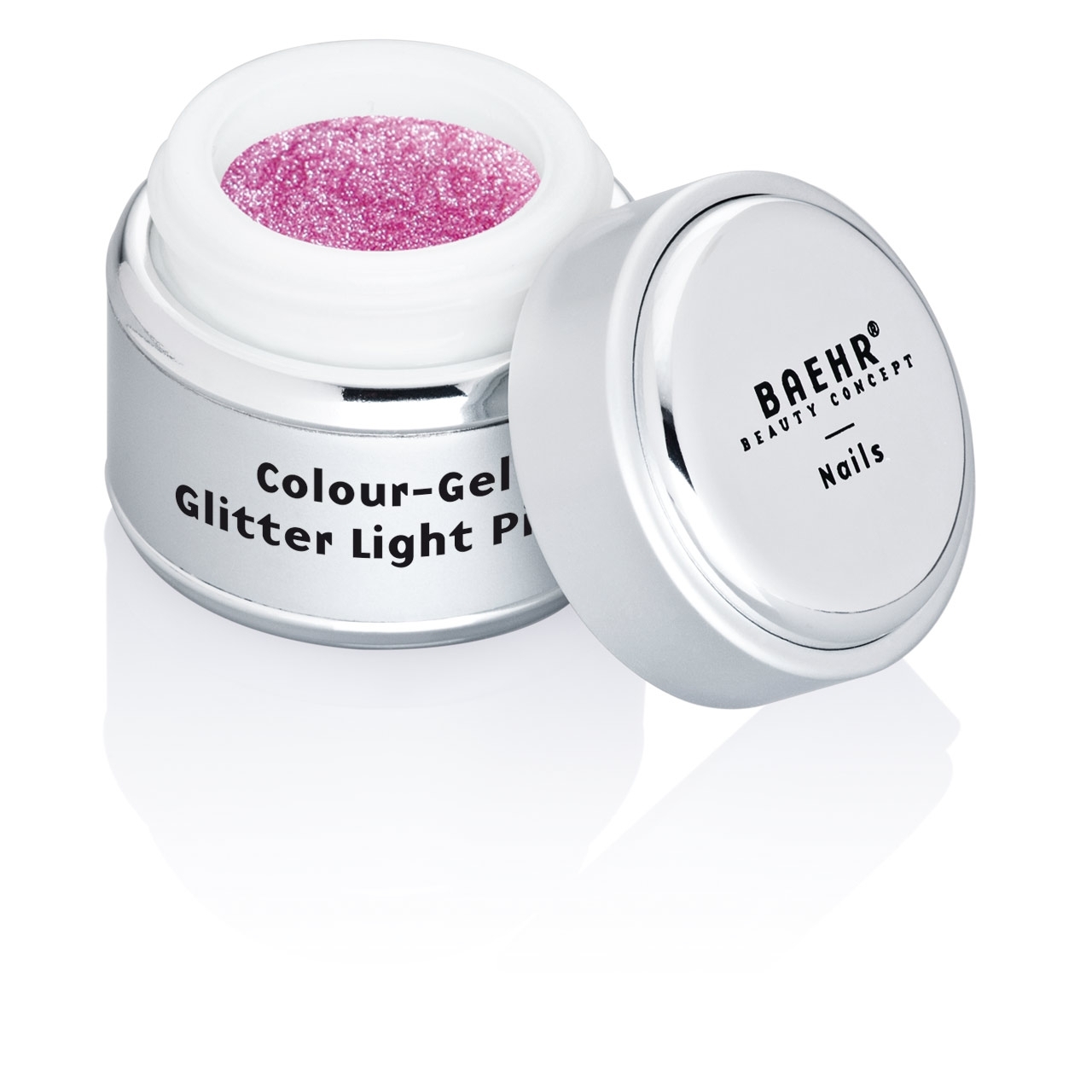 BAEHR BEAUTY CONCEPT - NAILS Colour-Gel Glitter Light Pink 5 ml