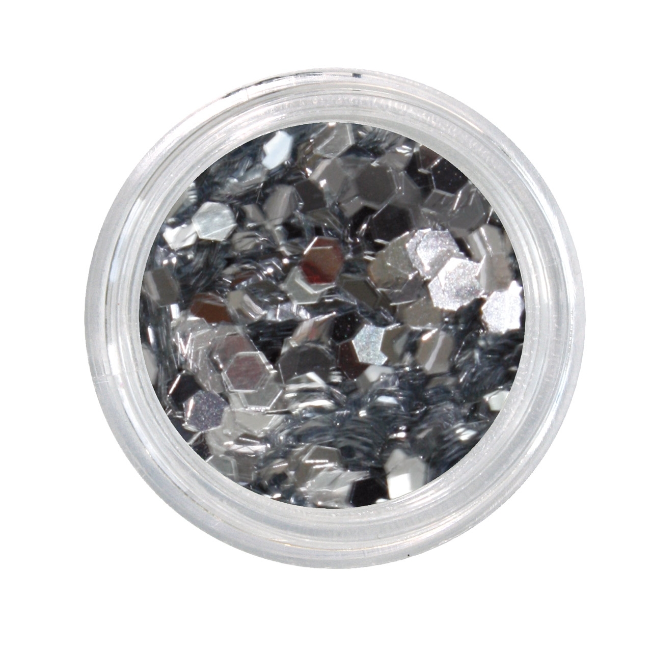 BAEHR BEAUTY CONCEPT NAILS Nailglitter Midi Sechseck silver BAEHR BEAUTY CONCEPT NAILS Nailglitter Midi Sechseck silver