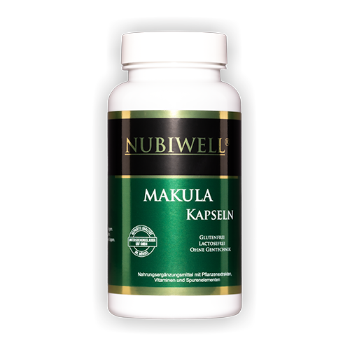 Nubiwell Makula 90 Kapseln á 368 mg = 33,1 g Nubiwell Makula 90 Kapseln á 368 mg = 33,1 g