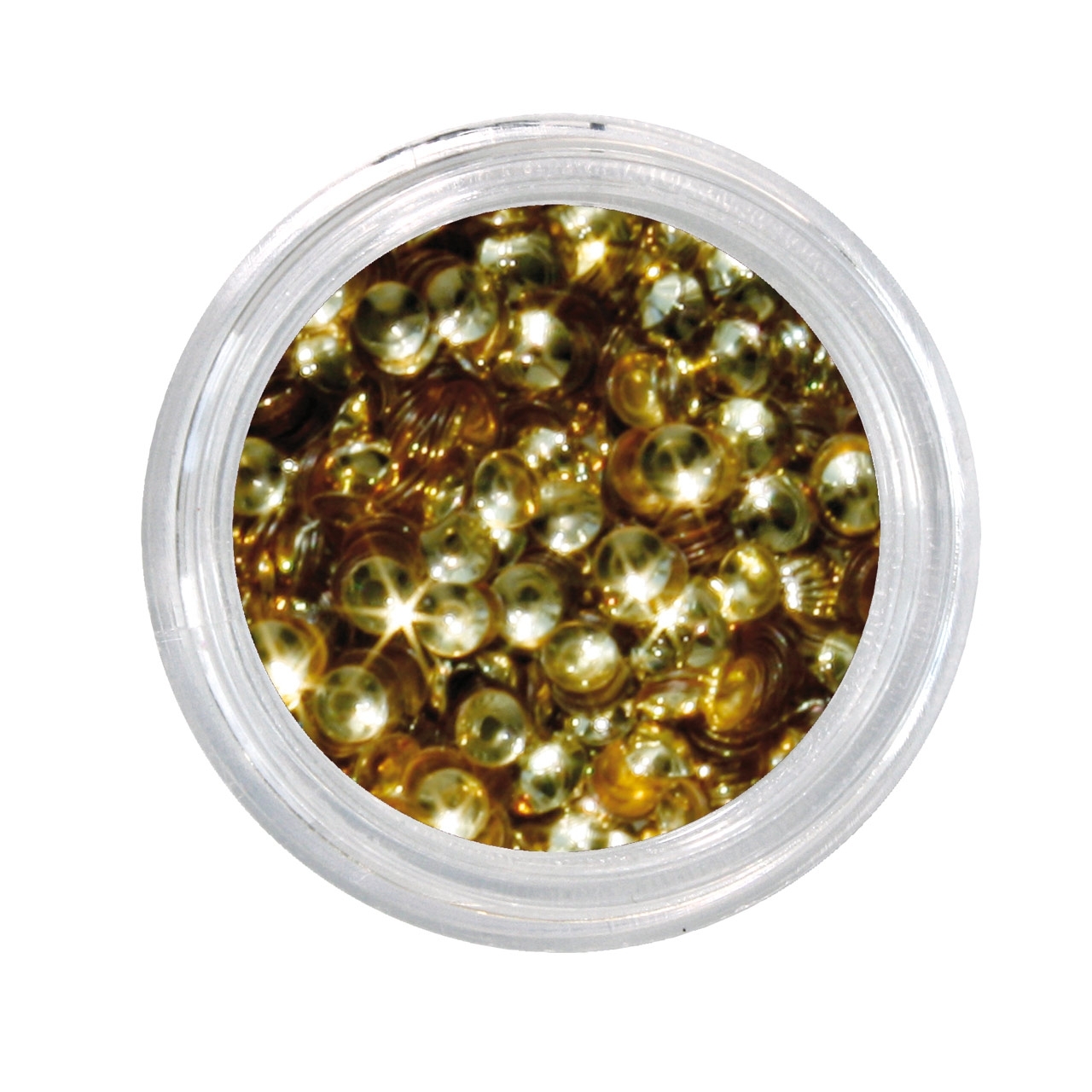 BAEHR BEAUTY CONCEPT NAILS Nailglitter Pailletten Halbkugel gold BAEHR BEAUTY CONCEPT NAILS Nailglitter Pailletten Halbkugel gold