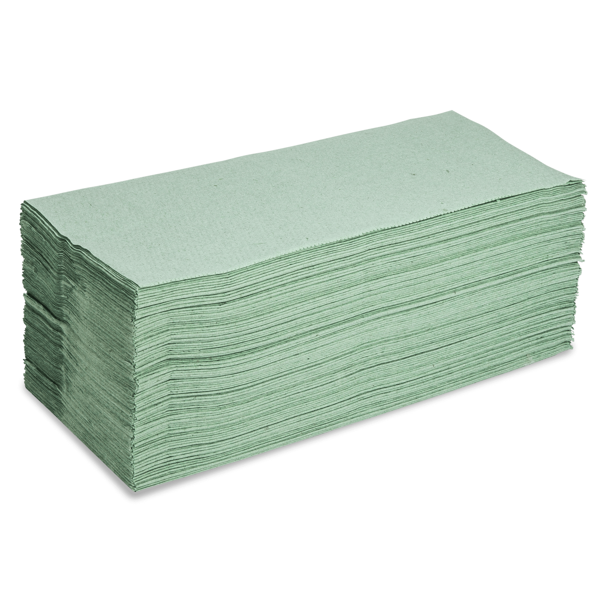 Papier-Falthandtücher 1-lagig, grün, 25 x 23 cm, 250 Stück