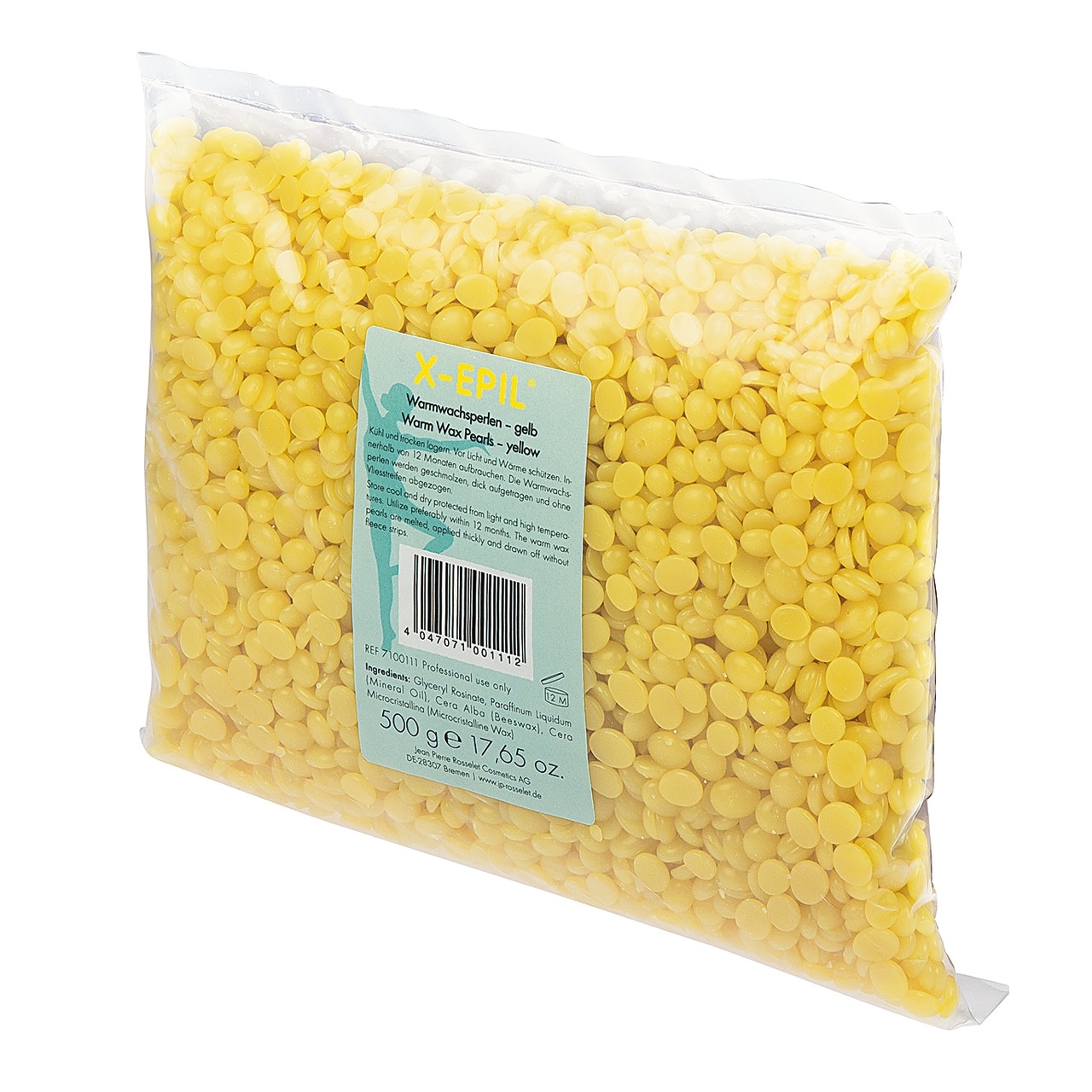 X-EPIL Warmwachs-Perlen gelb, Beutel 500 g