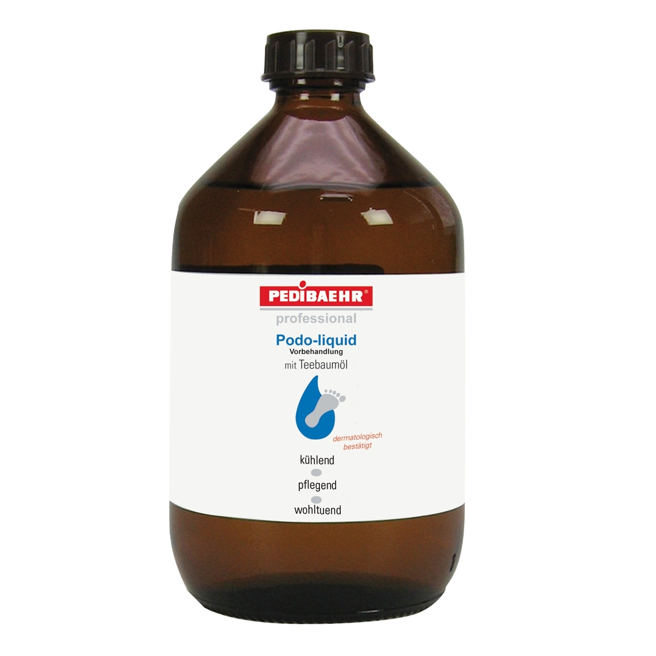 BAEHR - Podo-liquid mit Teebaumöl zur Vorbehandlung , 500 ml mit Pumpe