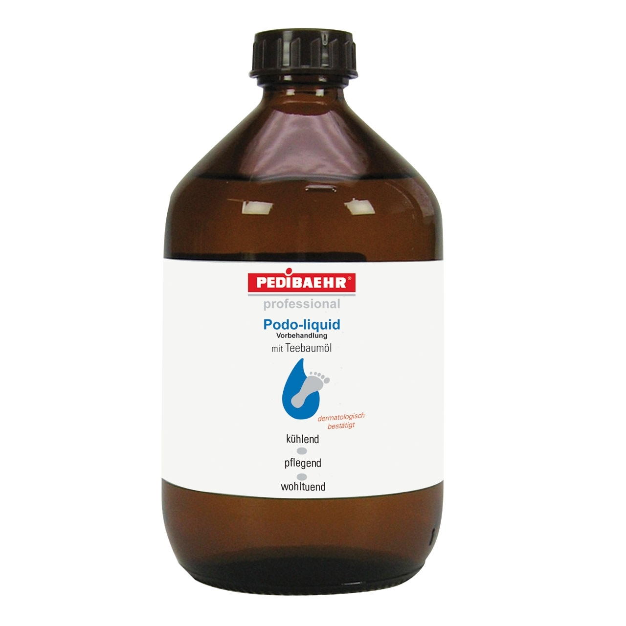 BAEHR - Podo-liquid mit Teebaumöl zur Vorbehandlung , 500 ml mit Pumpe BAEHR - Podo-liquid mit Teebaumöl zur Vorbehandlung , 500 ml mit Pumpe