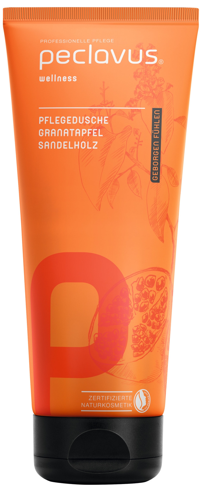 PECLAVUS Pflegedusche Granatapfel Sandelholz | Geborgen fühlen 200 ml PECLAVUS Pflegedusche Granatapfel Sandelholz | Geborgen fühlen 200 ml
