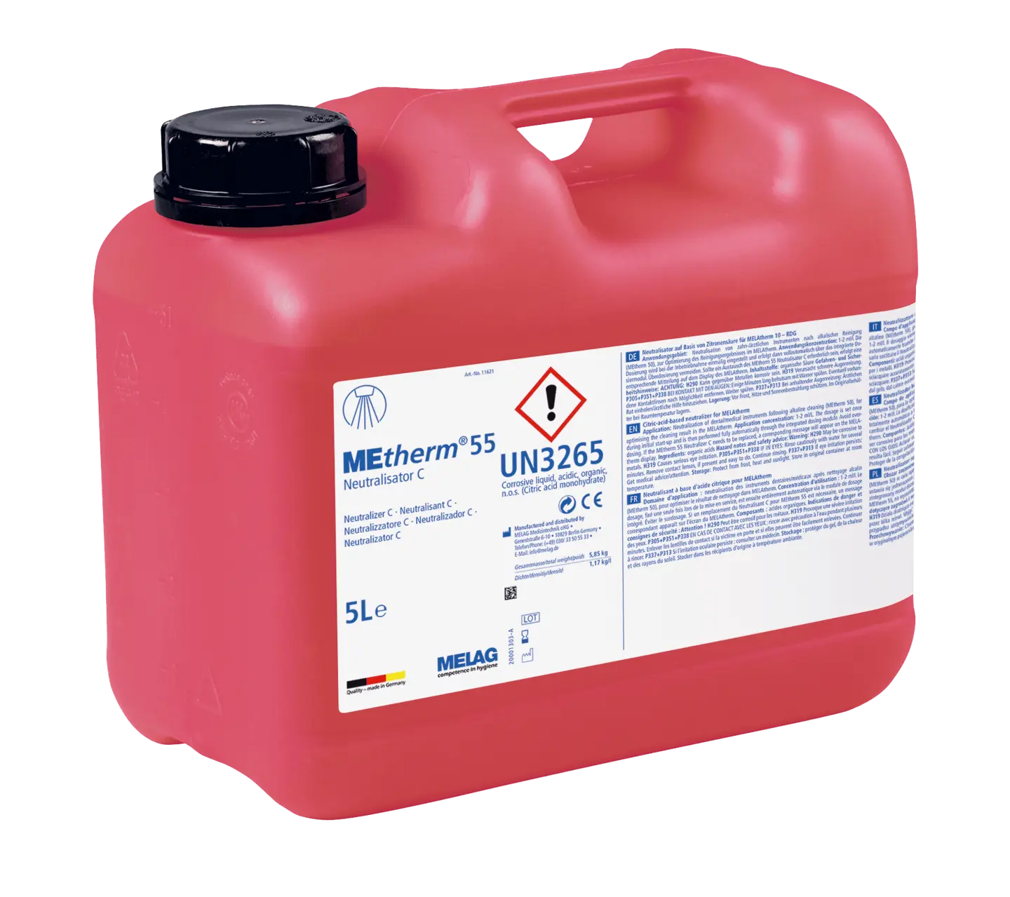MELAG MEtherm 55 C Neutralisator 5 Liter