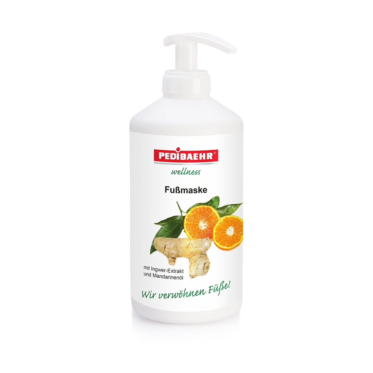 PEDIBAEHR Fußmaske mit Mandarinenöl und Ingwer | 500 ml PEDIBAEHR Fußmaske mit Mandarinenöl und Ingwer | 500 ml
