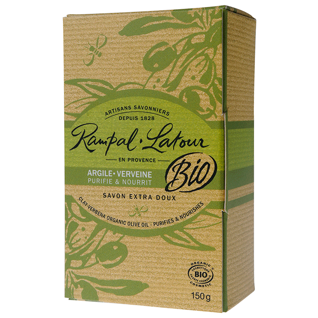 Rampal Latour BIO-Seife - Argile Verveine 150g Rampal Latour BIO-Seife - Argile Verveine 150g