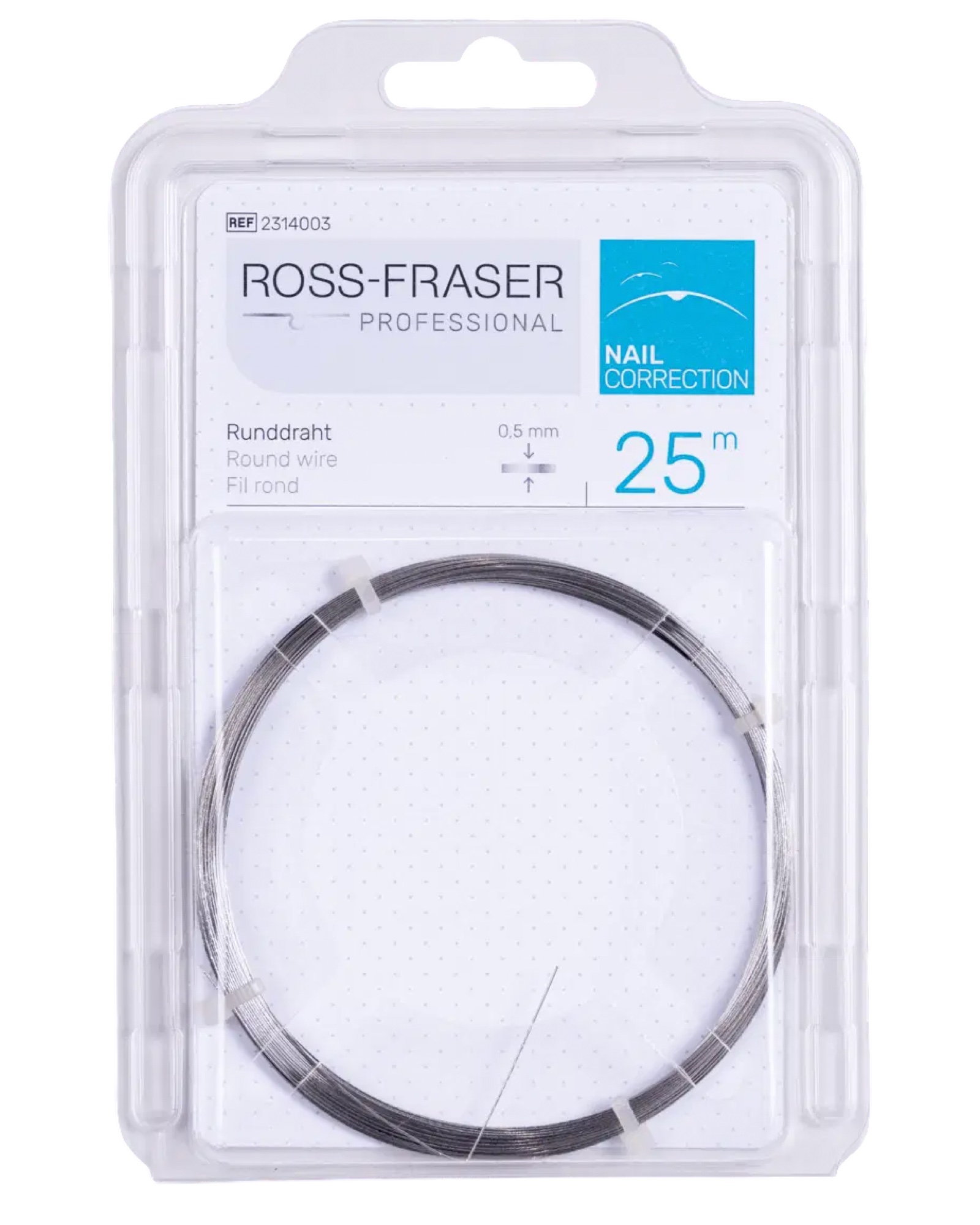 ROSS-FRASER Runddraht 0,5 mm 25 m Rolle