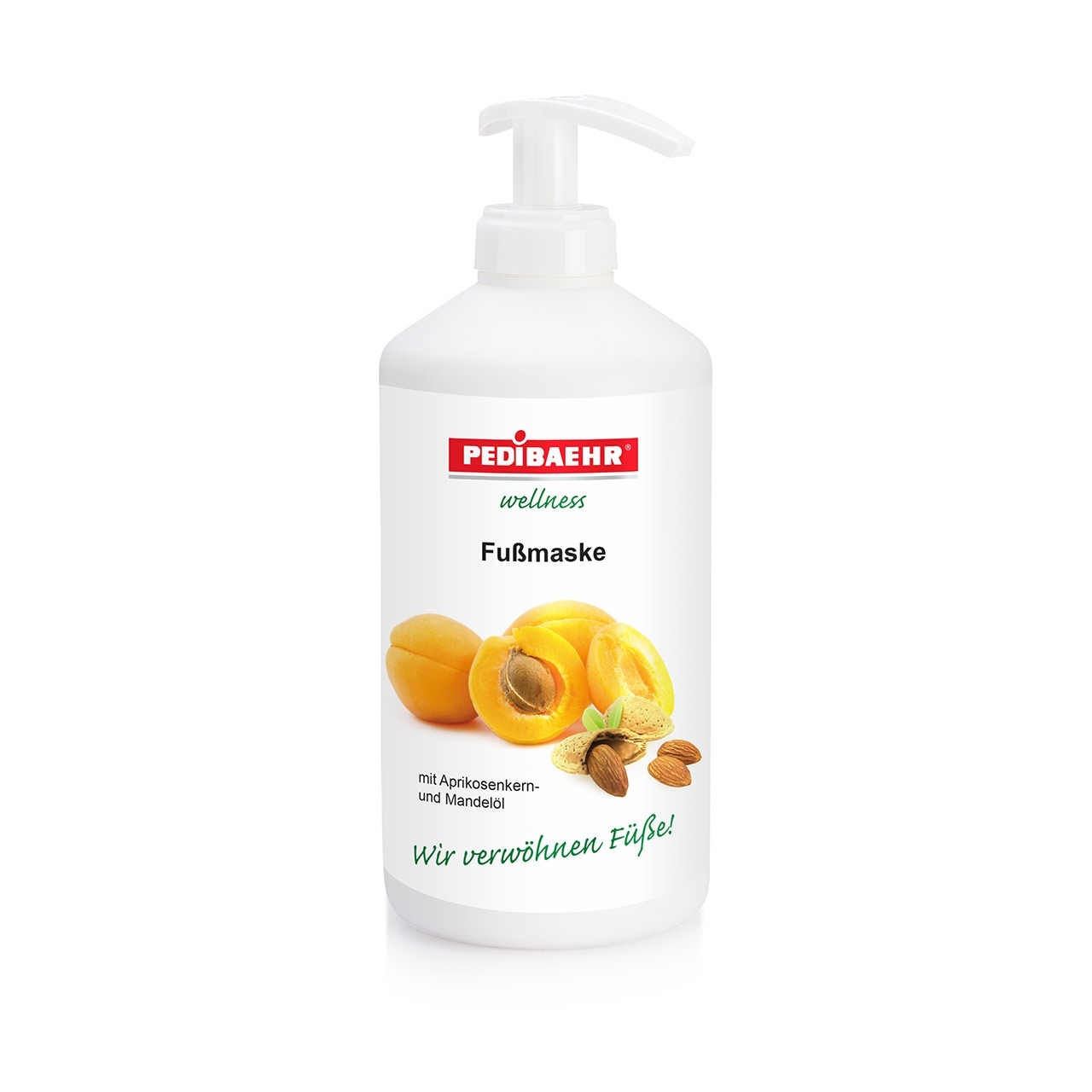 PEDIBAEHR Wellness Fußmaske mit Aprikosenkern- und Mandelöl | 500 ml