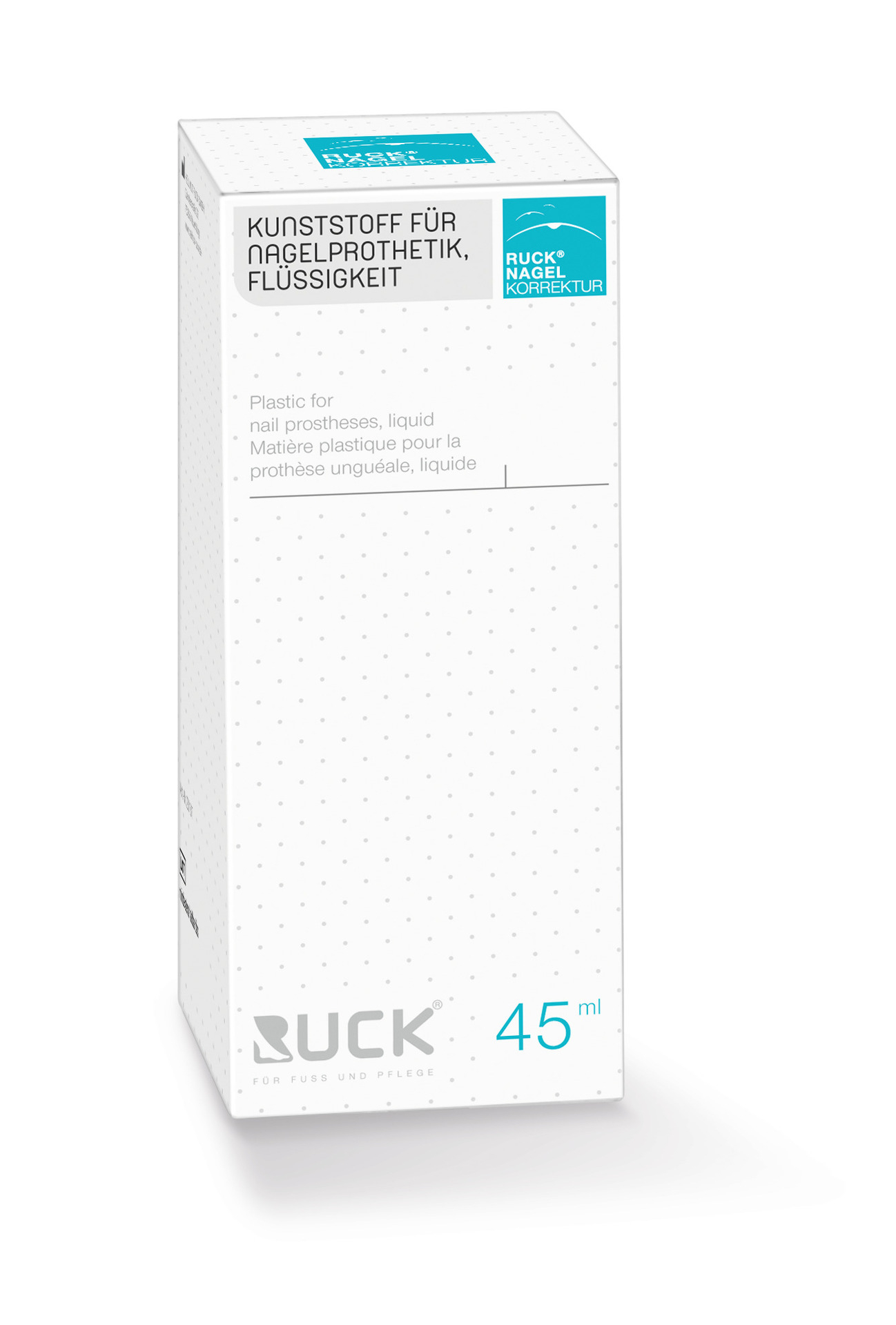 RUCK NAGELKORREKTUR Kunststoff für die Nagelprothetik | Flüssigkeit 45 ml
