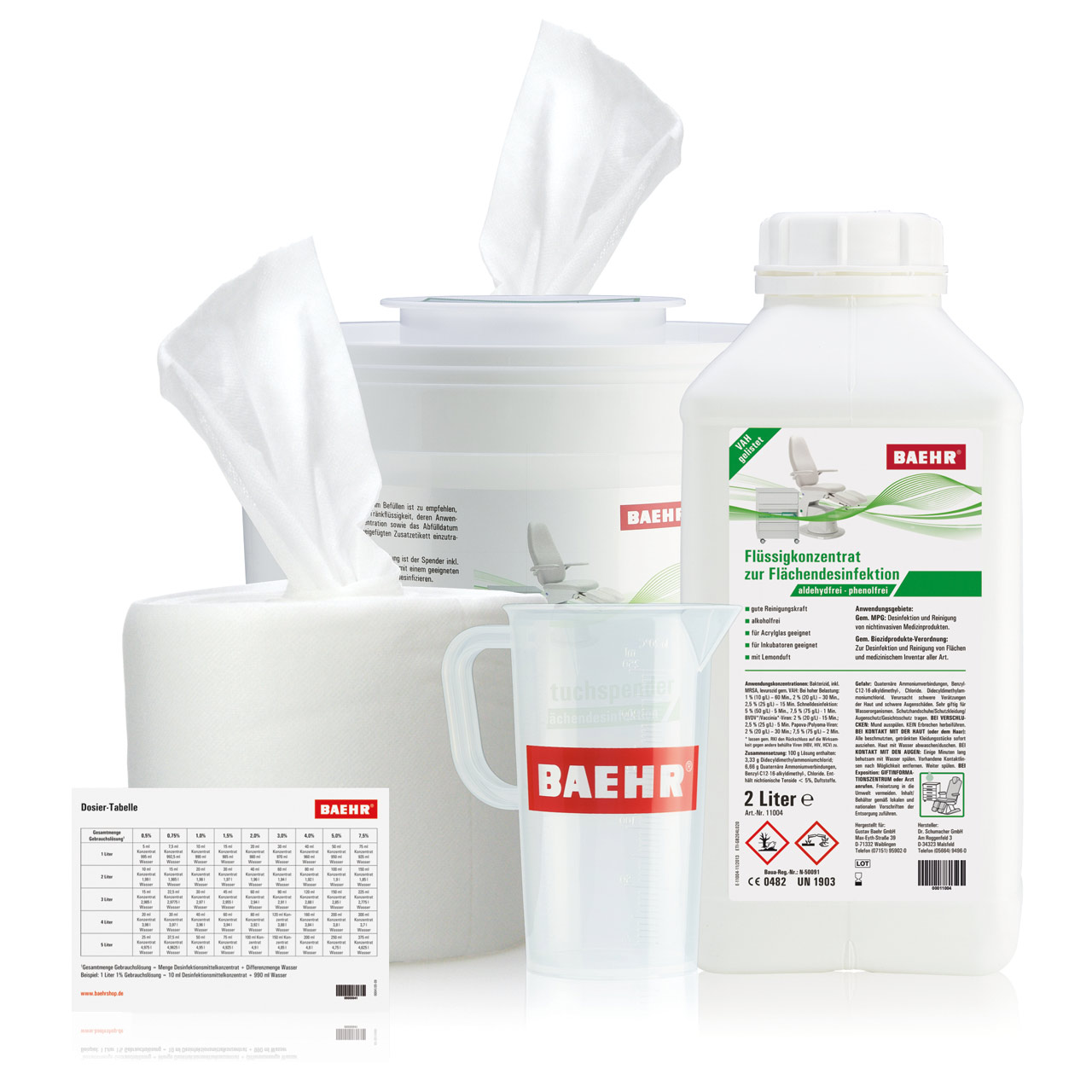 BAEHR Desinfektionstücher MAXI Starter-Set BAEHR Desinfektionstücher MAXI Starter-Set