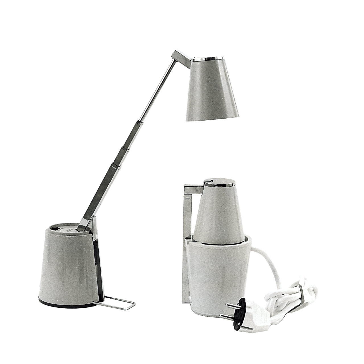 Halogenleuchte Lampette weiß mit Halogen Halogenleuchte Lampette weiß mit Halogen