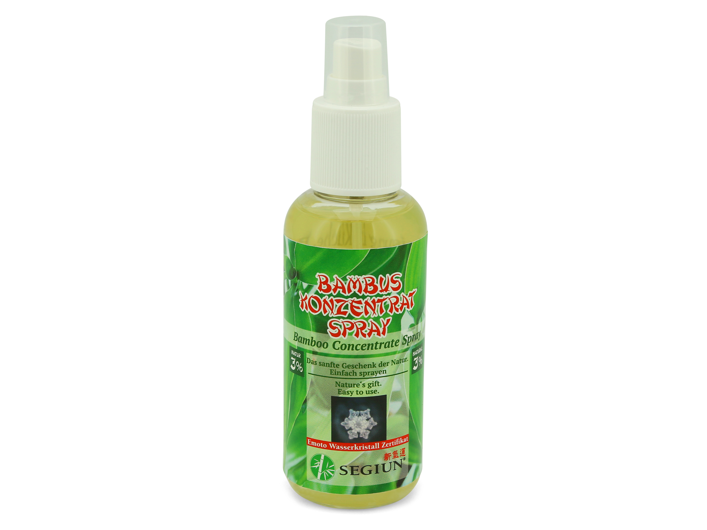 SEGIUN 1 Flasche 3% NATUR Bambuskonzentrat Spray 120 ml