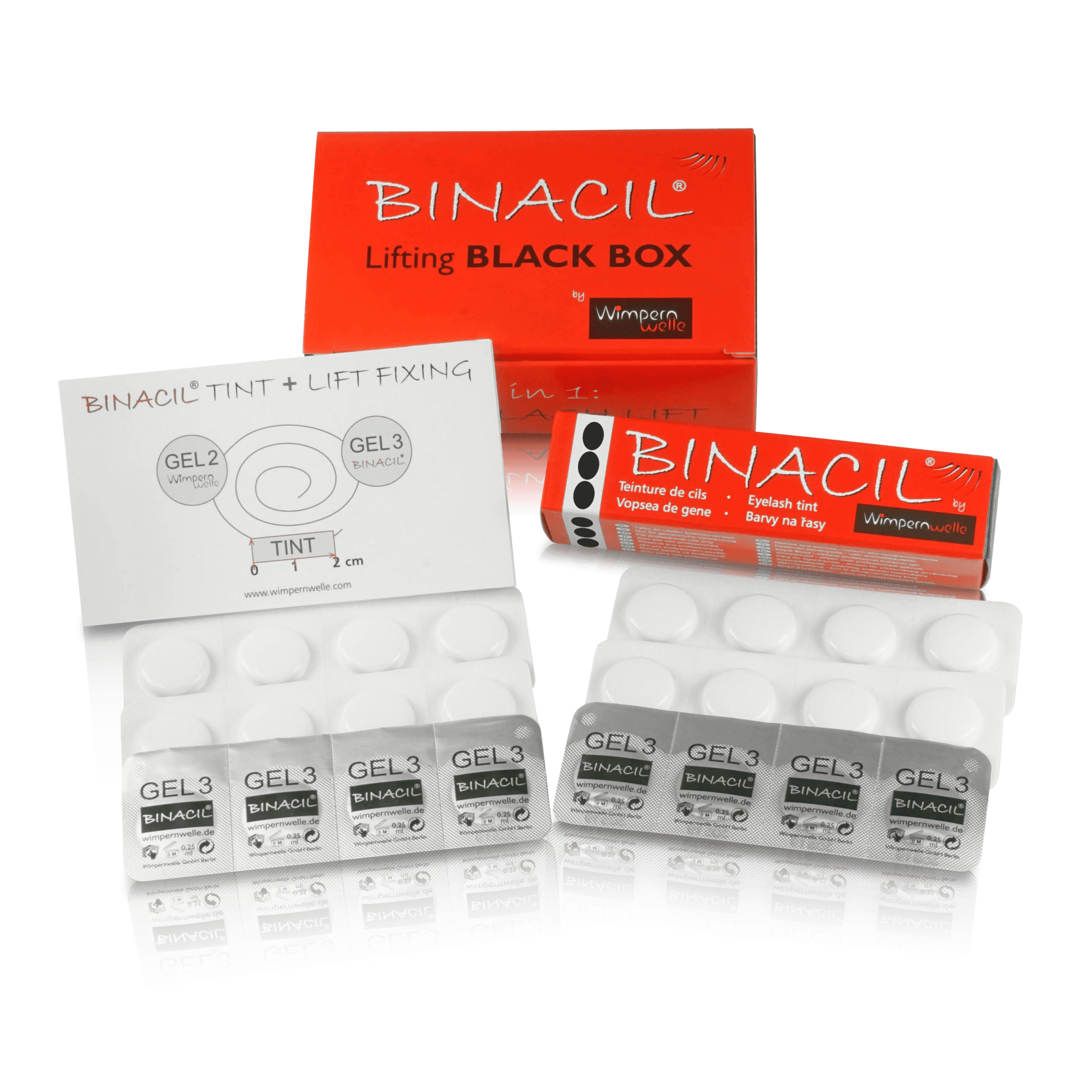 🌸 Wimpernwelle BINACIL LIfting BOX schwarz: Tint & Lift 🌸 Wimpernwelle BINACIL LIfting BOX schwarz: Tint & Lift