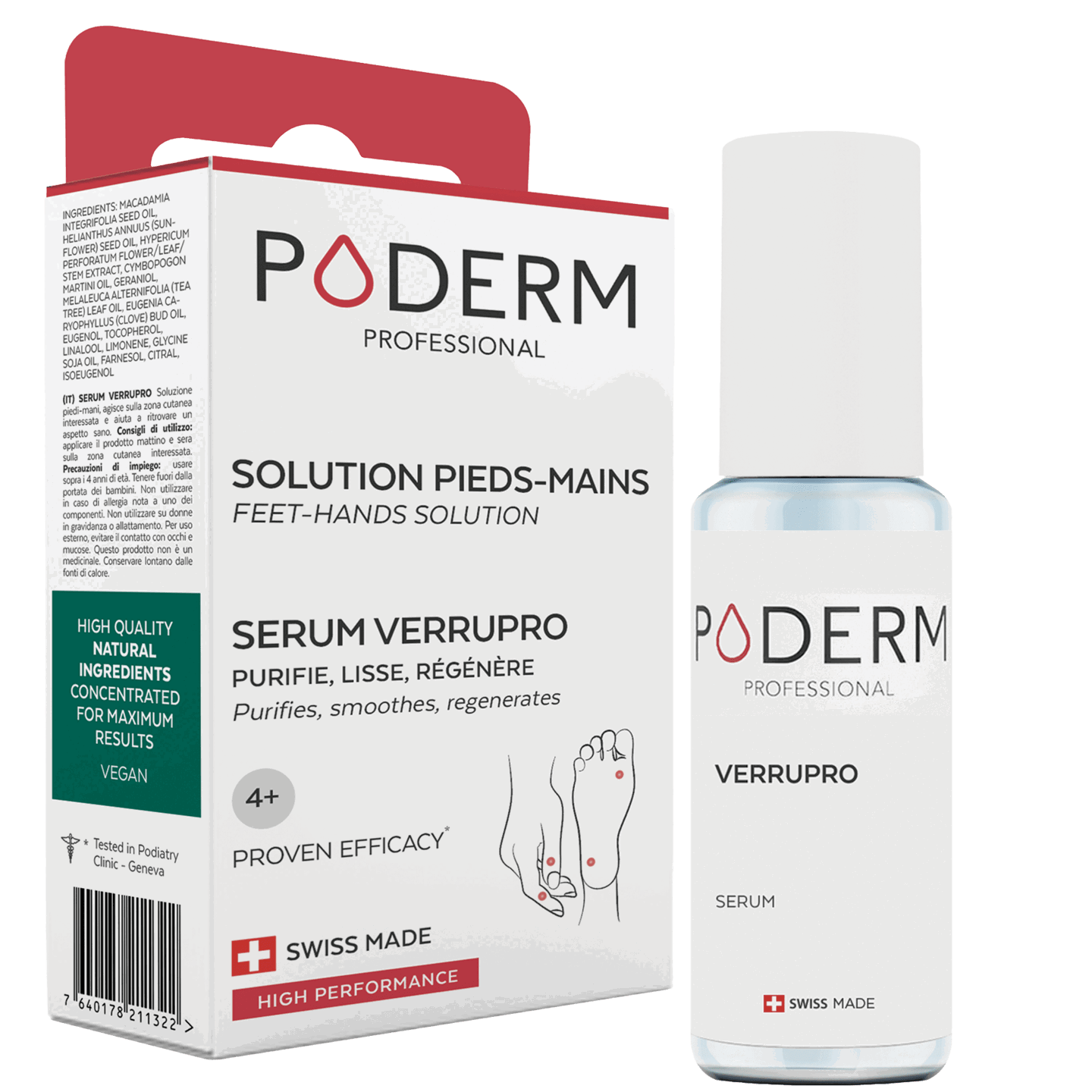 PODERM Serum VERRUPRO, Warzenbehandlung für Füße und Hände, 6 ml
