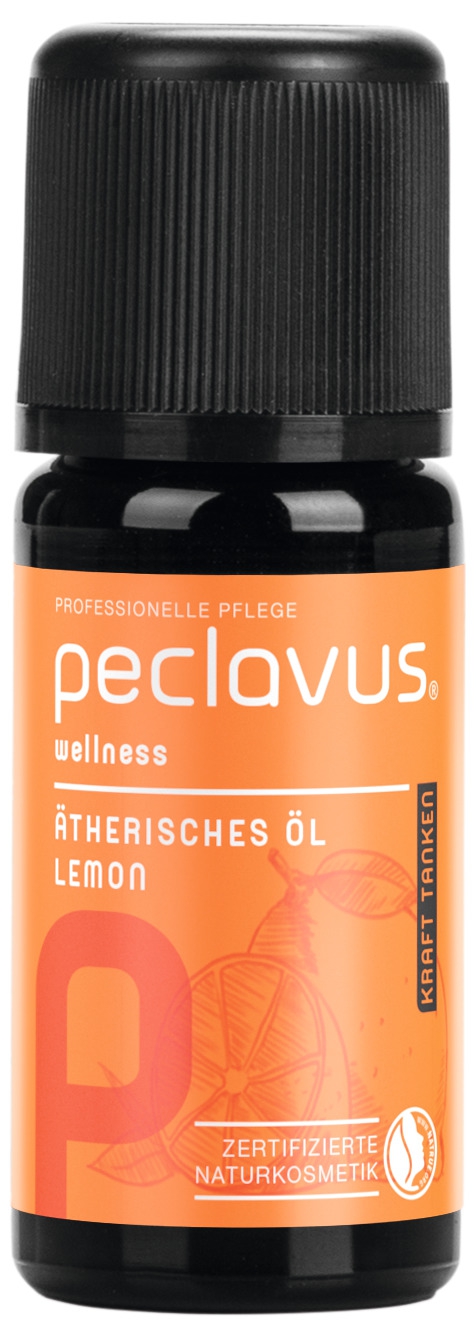 PECLAVUS Ätherisches Öl Lemon 10 ml | Kraft tanken