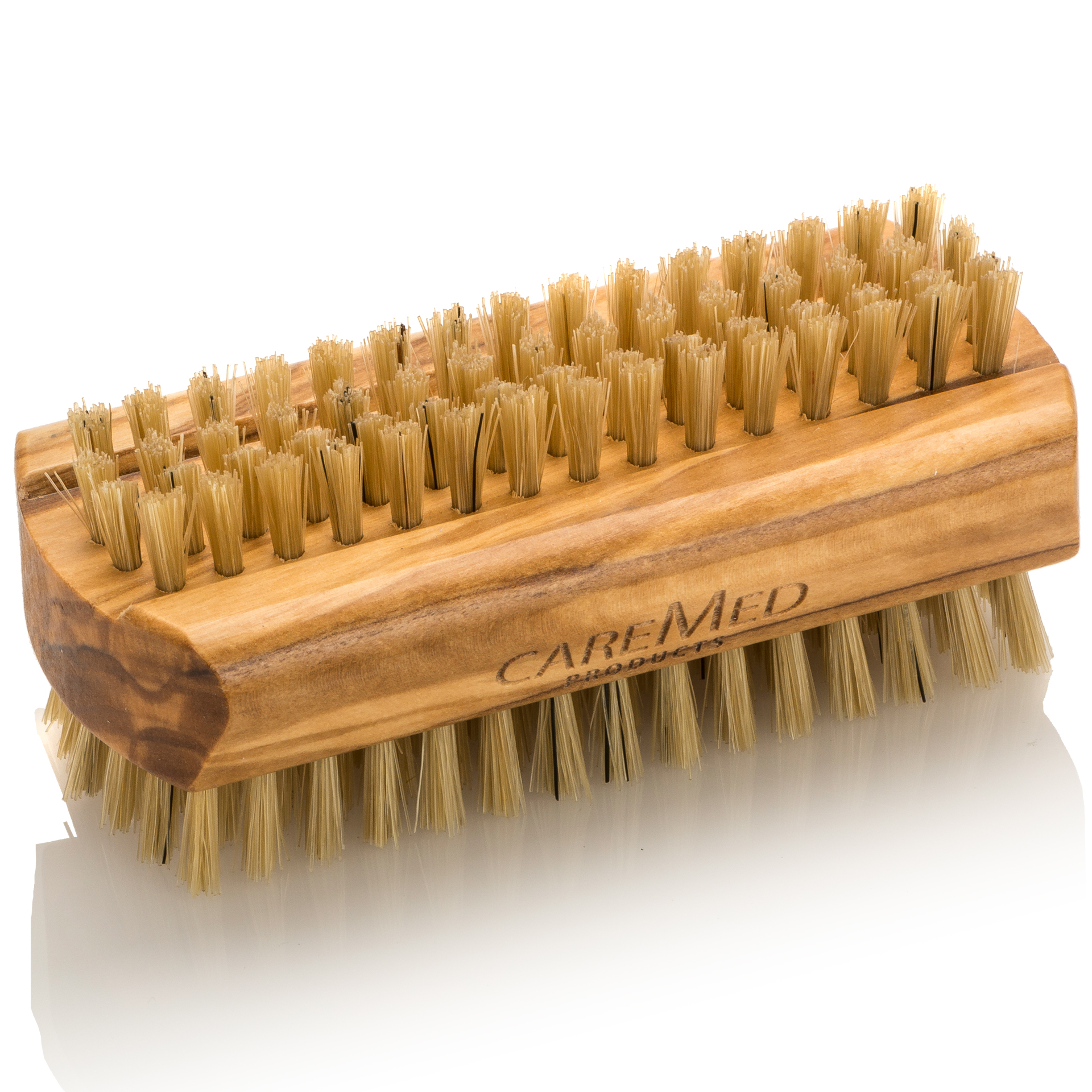 Hand- und Nagelbürste, Olivenholz Hand- und Nagelbürste, Olivenholz