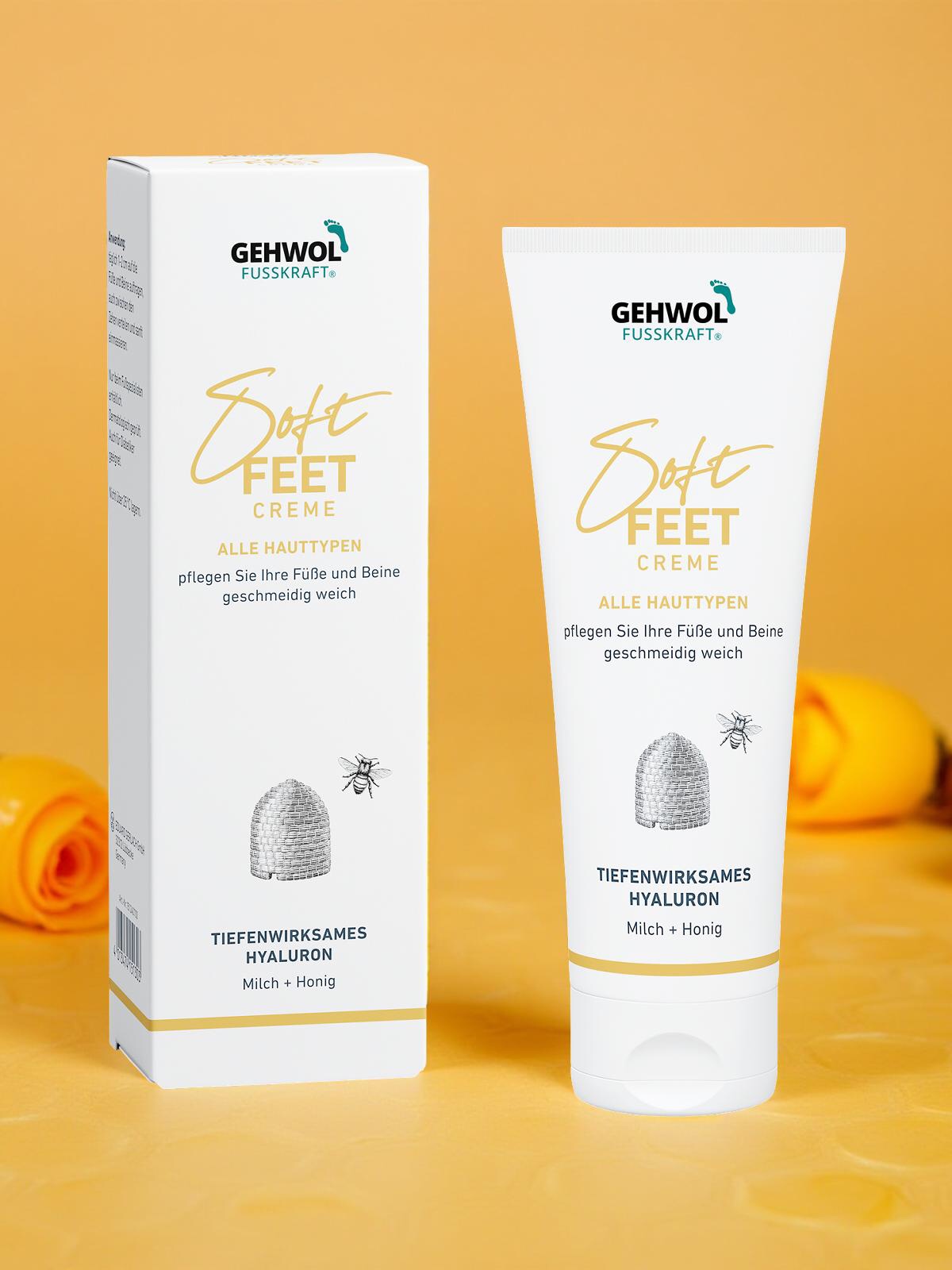 GEHWOL FUSSKRAFT Soft Feet Creme mit Milch & Honig 125 ml GEHWOL FUSSKRAFT Soft Feet Creme mit Milch & Honig 125 ml