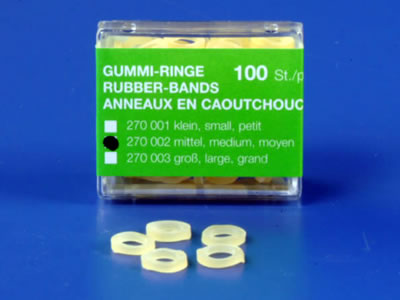 ERKODENT ERKI Gummi-Ringe. Gr. 2. Ø 4.80 mm ERKODENT ERKI Gummi-Ringe. Gr. 2. Ø 4.80 mm