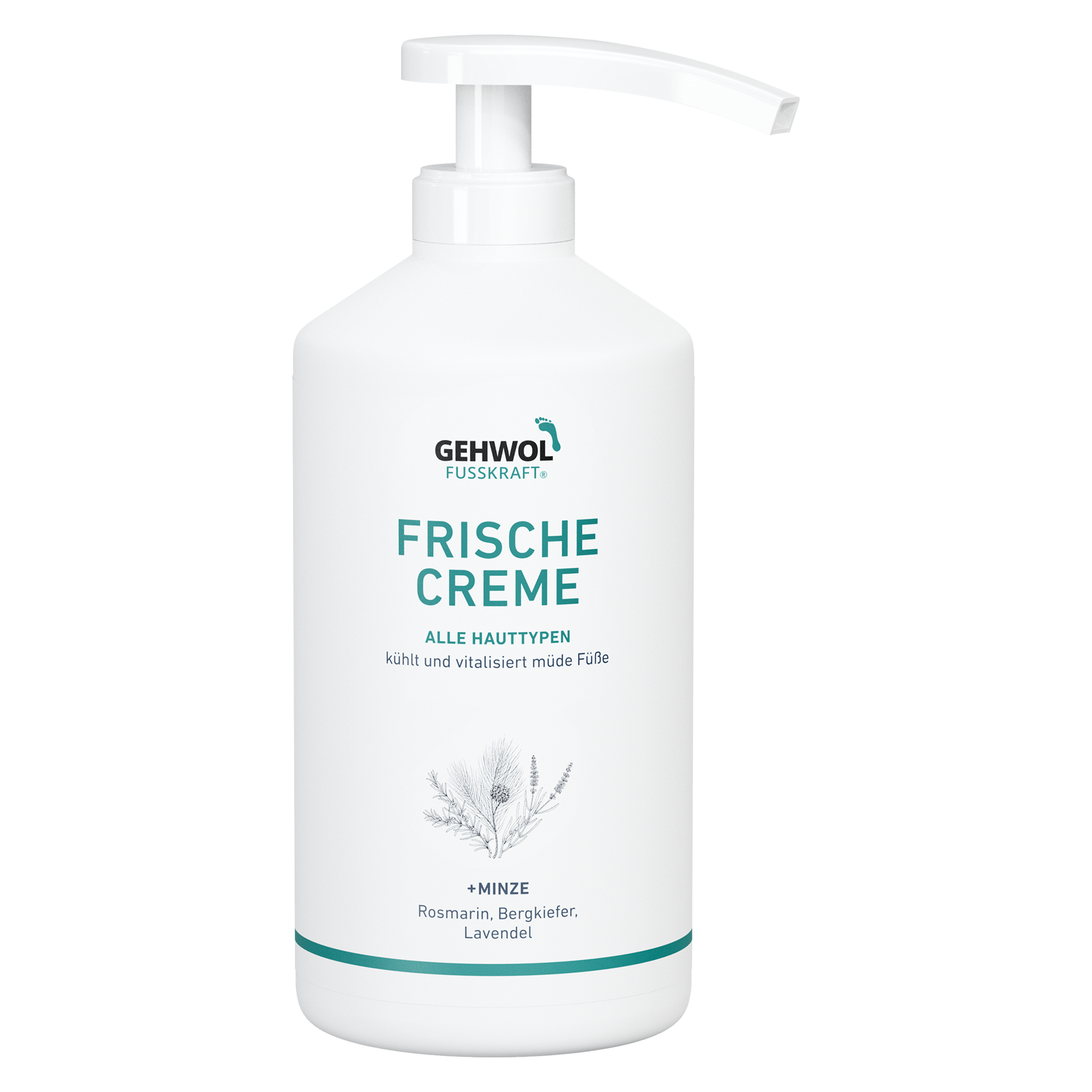 GEHWOL FUSSKRAFT Frische Creme 0,5 l