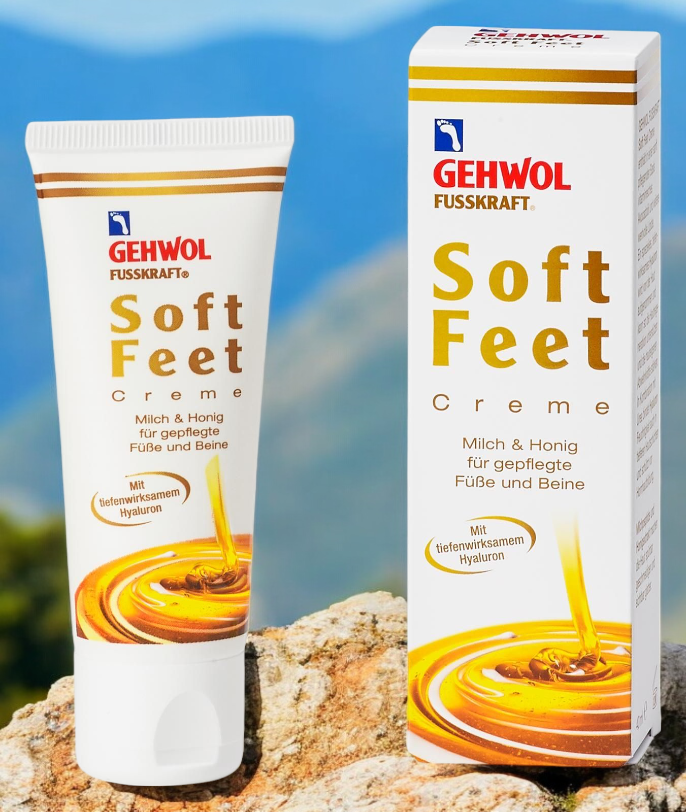 🔷 GEHWOL FUSSKRAFT Soft Feet Creme mit Milch & Honig 125 ml 🔷 GEHWOL FUSSKRAFT Soft Feet Creme mit Milch & Honig 125 ml