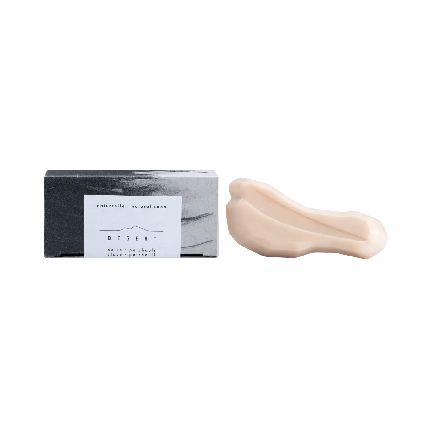 RUCK® Naturseife Fußform, 25 g Desert - Nelke & Patchouli  RUCK® Naturseife Fußform, 25 g Desert - Nelke & Patchouli