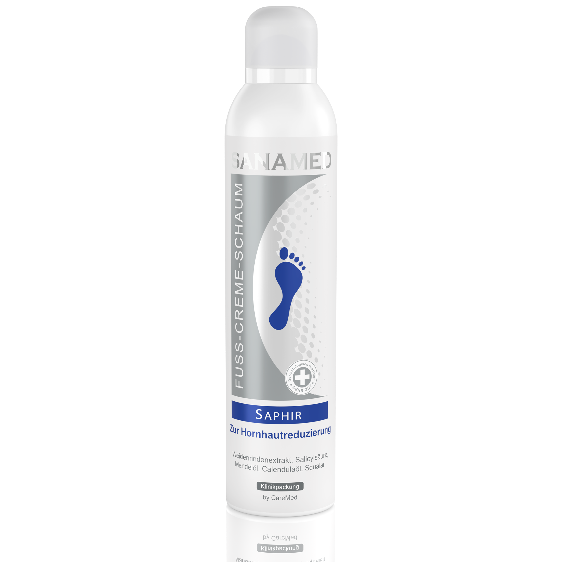 Sanamed Fuß-Creme-Schaum "Saphir" - 300 ml