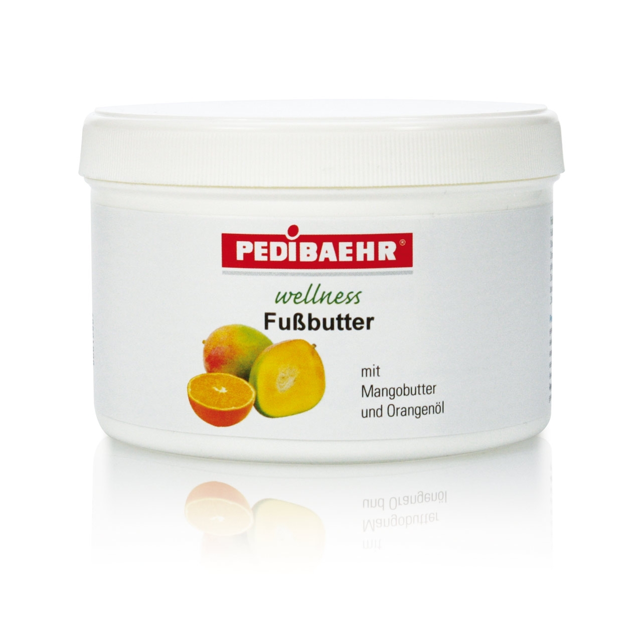 PEDIBAEHR - Wellness Fußbutter mit Mangobutter und Orangenöl, 450 ml