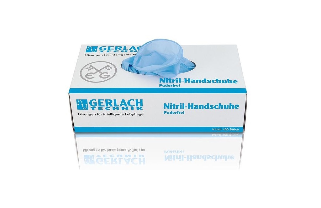 Gerlach Nitril-Einmalhandschuhe | L groß 100 Stück