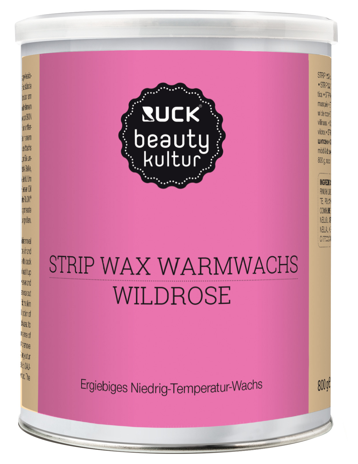 RUCK beautykultur STRIP WAX Warmwachs | Wildrose | 800 g RUCK beautykultur STRIP WAX Warmwachs | Wildrose | 800 g