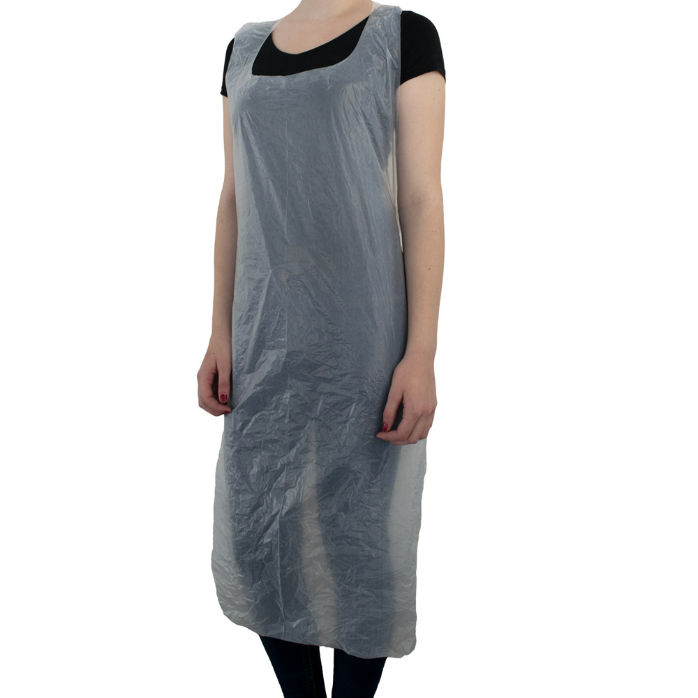 Einwegschürze weiss 50 Stück 80 x 125 cm | geblockt mit Abrissperforation Einwegschürze weiss 50 Stück 80 x 125 cm | geblockt mit Abrissperforation
