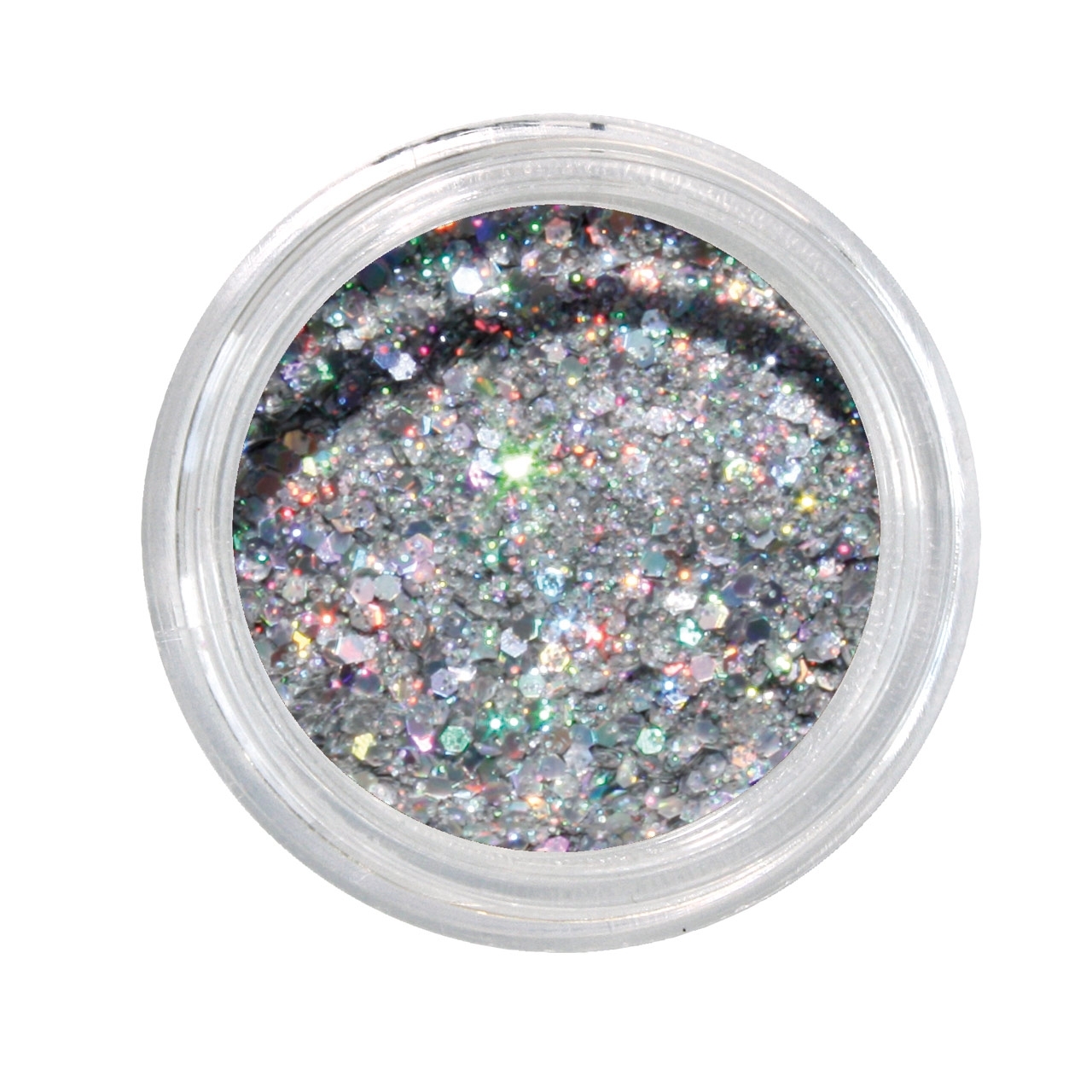 BAEHR BEAUTY CONCEPT NAILS Nailglitter Mini Sechseck silver BAEHR BEAUTY CONCEPT NAILS Nailglitter Mini Sechseck silver