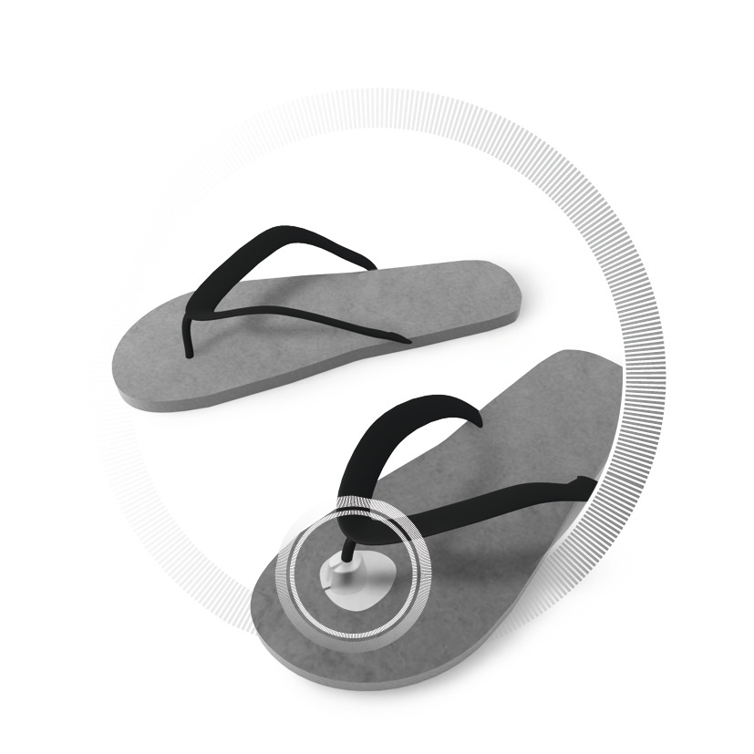 RUCK Flip-Flop - Zehentrenner - SmartGel Druckschutz