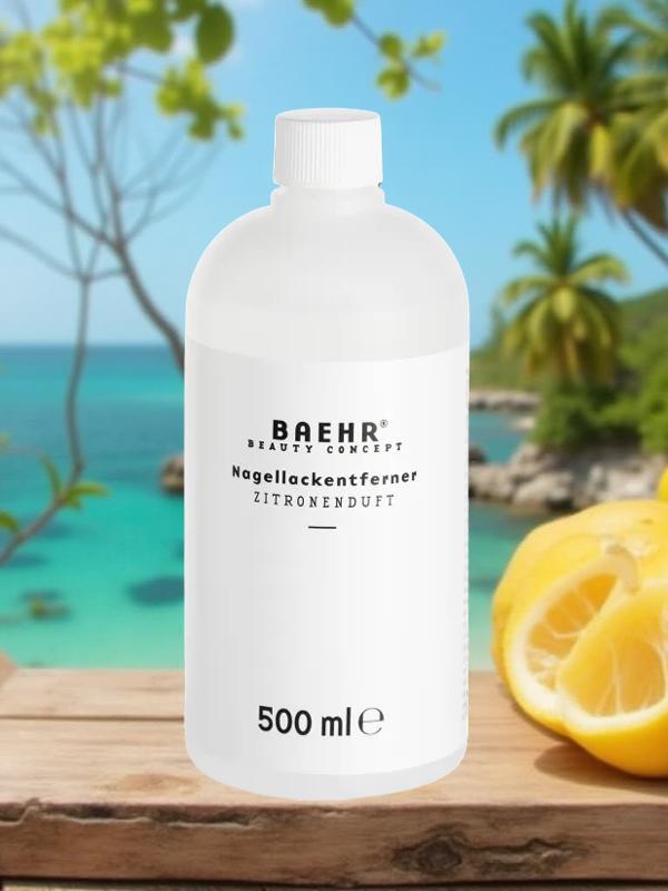 BAEHR BEAUTY CONCEPT Nagellackentferner Zitronenduft, 500 ml