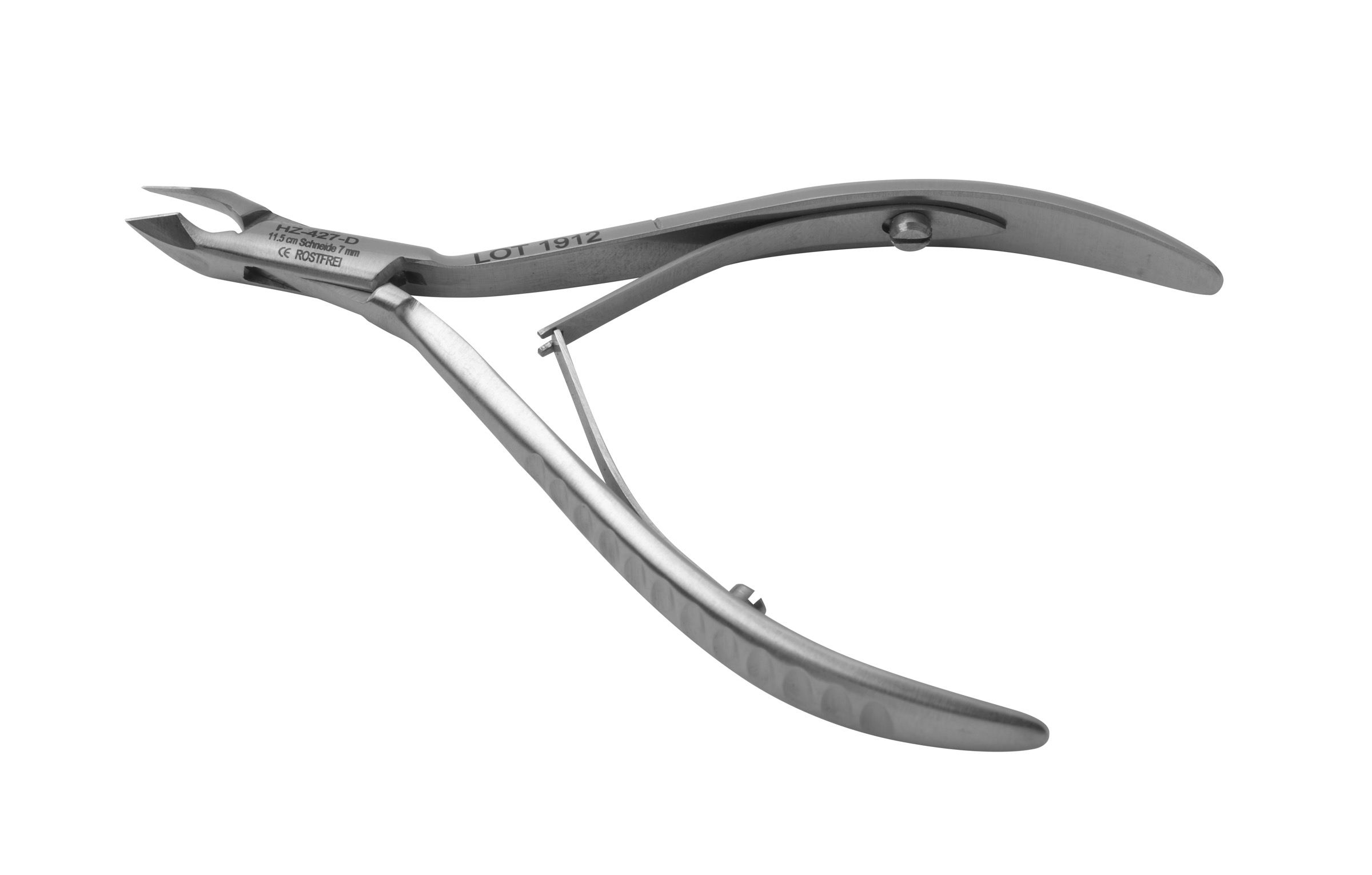 Tadelia® Professional Hautzange für diabetische Fußpflege | HZ-427-D | Länge 11,5 cm Schneide 7 mm  Tadelia® Professional Hautzange für diabetische Fußpflege | HZ-427-D | Länge 11,5 cm Schneide 7 mm
