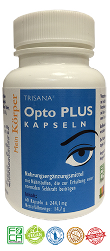 TRISANA Opto Plus Kapseln | 60 Kaps. | 14,7 g TRISANA Opto Plus Kapseln | 60 Kaps. | 14,7 g