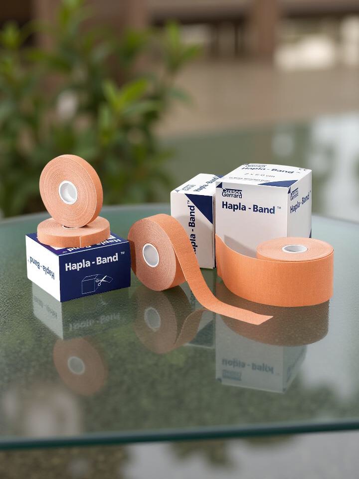 Hapla-Band, 10 m x 1,25 cm 4 Rollen