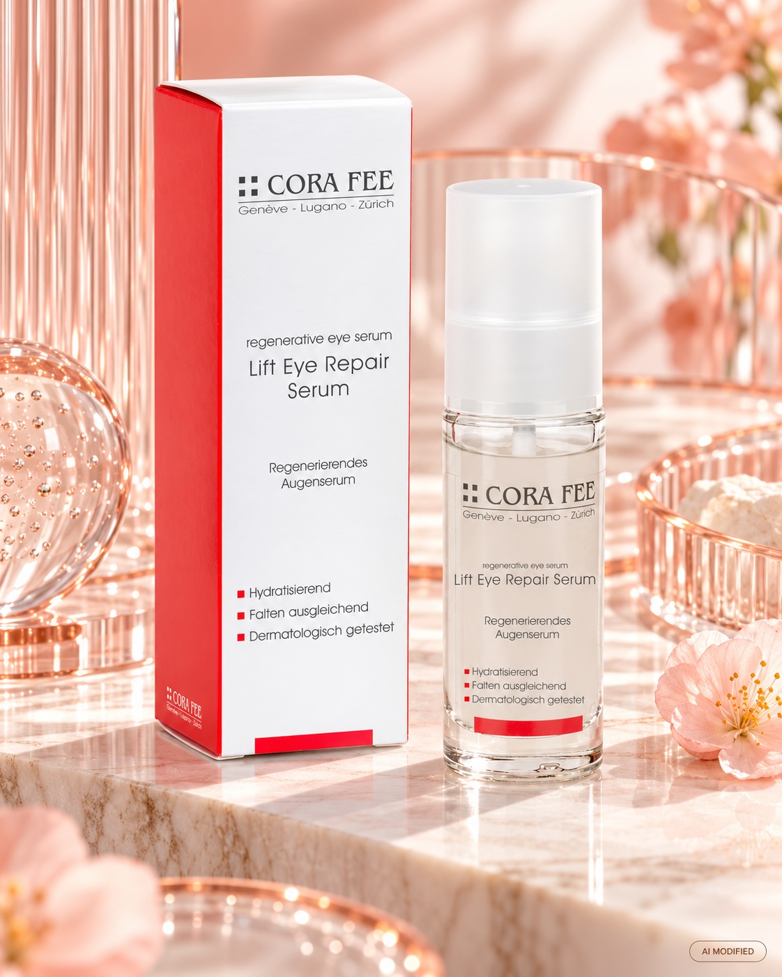 Cora Fee Lift Eye Repair Serum 30 ml Dispenser