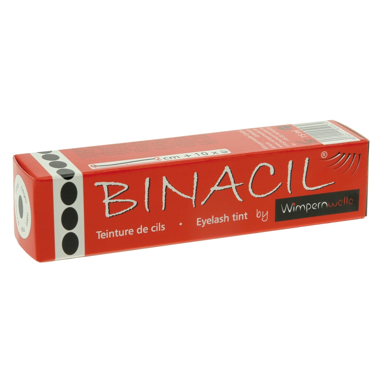 Wimpernwelle BINACIL Augenbrauen- / Wimpernfarbe, schwarz 15 g Wimpernwelle BINACIL Augenbrauen- / Wimpernfarbe, schwarz 15 g