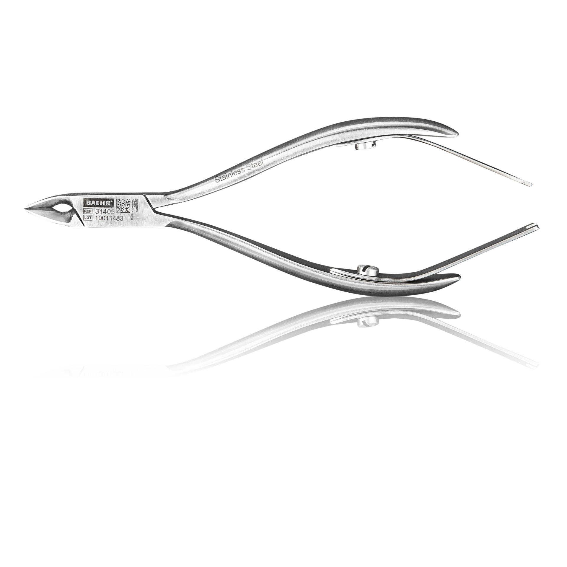 BAEHR PODOLINE Hautzange 10 cm, Schneide 7 mm BAEHR PODOLINE Hautzange 10 cm, Schneide 7 mm