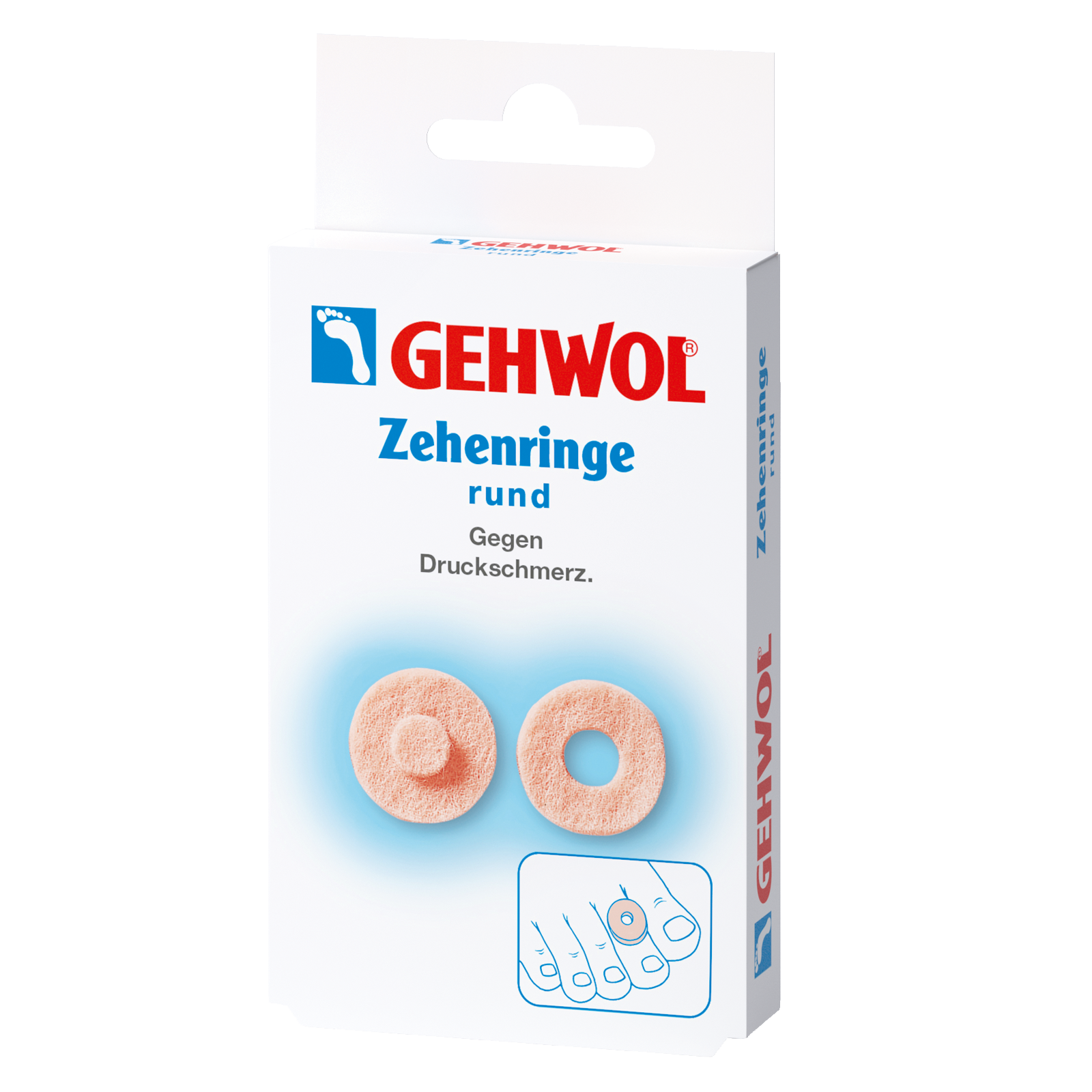 GEHWOL Zehenringe rund 9 Stück