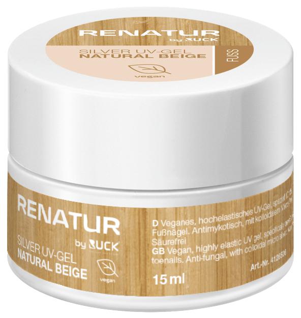 RENATUR by RUCK Silver UV-Gel natural beige 15 ml