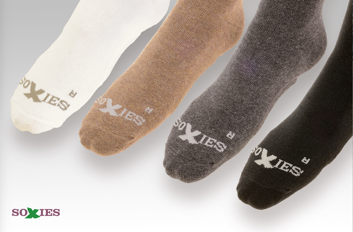 SOXIES - Strümpfe mit Gel-Einlage für die Unterstützung des Fussgewölbes - 1 Paar SOXIES - Strümpfe mit Gel-Einlage für die Unterstützung des Fussgewölbes - 1 Paar
