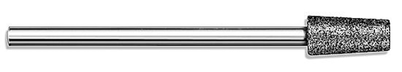 Busch Haut- und Nagelschleifer, kegelförmig flach, Diamant, mittel, Ø 5,0 mm, 1 Stück Busch Haut- und Nagelschleifer, kegelförmig flach, Diamant, mittel, Ø 5,0 mm, 1 Stück