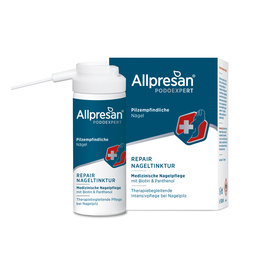 Allpresan PODOEXPERT Repair Nagel-Tinktur, therapiebegleitende Pflege bei Fußpilz, 50 ml