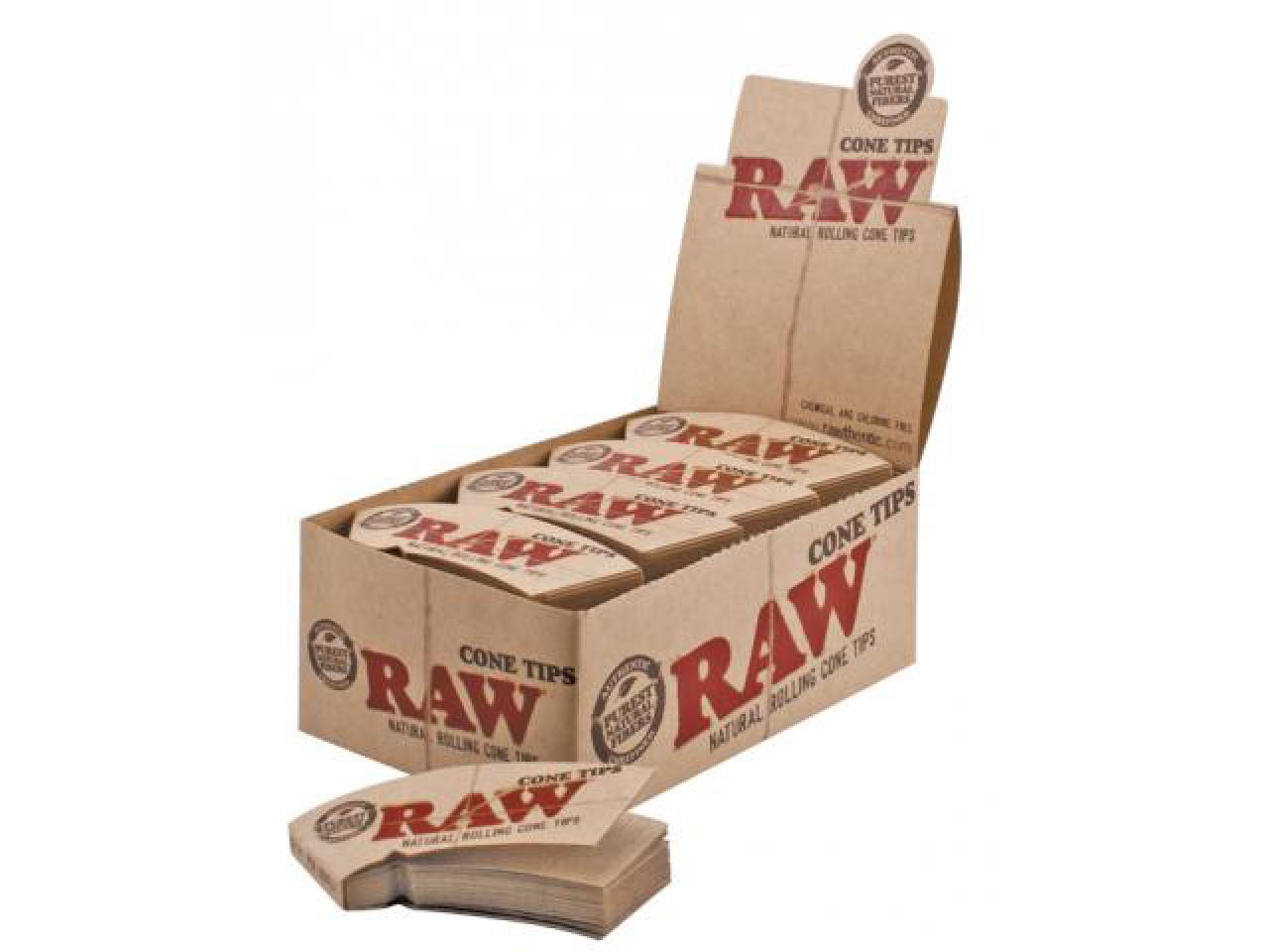 RAW Tips | Cone Shaped Tips Perfecto | 24 x 32 Blatt | BOX